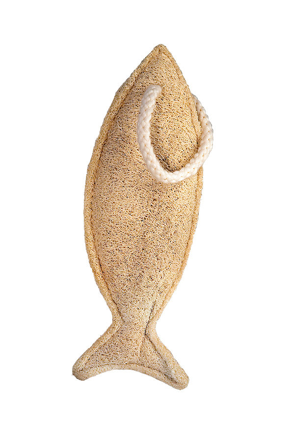 Loofah Fish on a rope body scrub