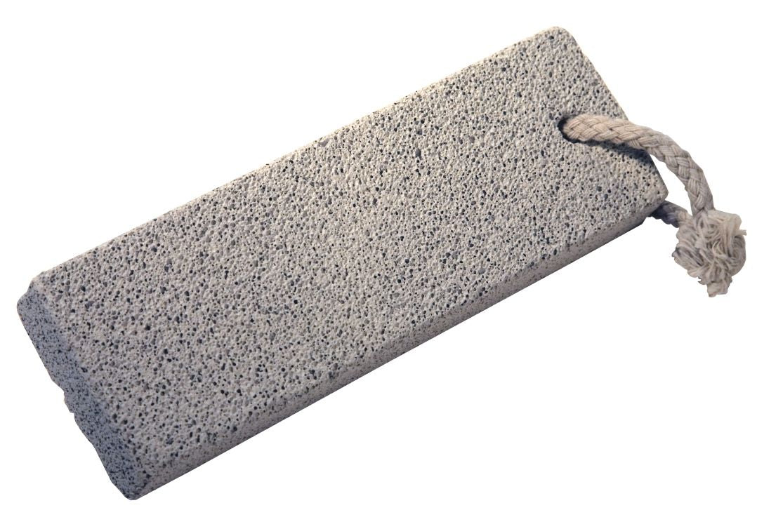 natural pumice stone on rope loop
