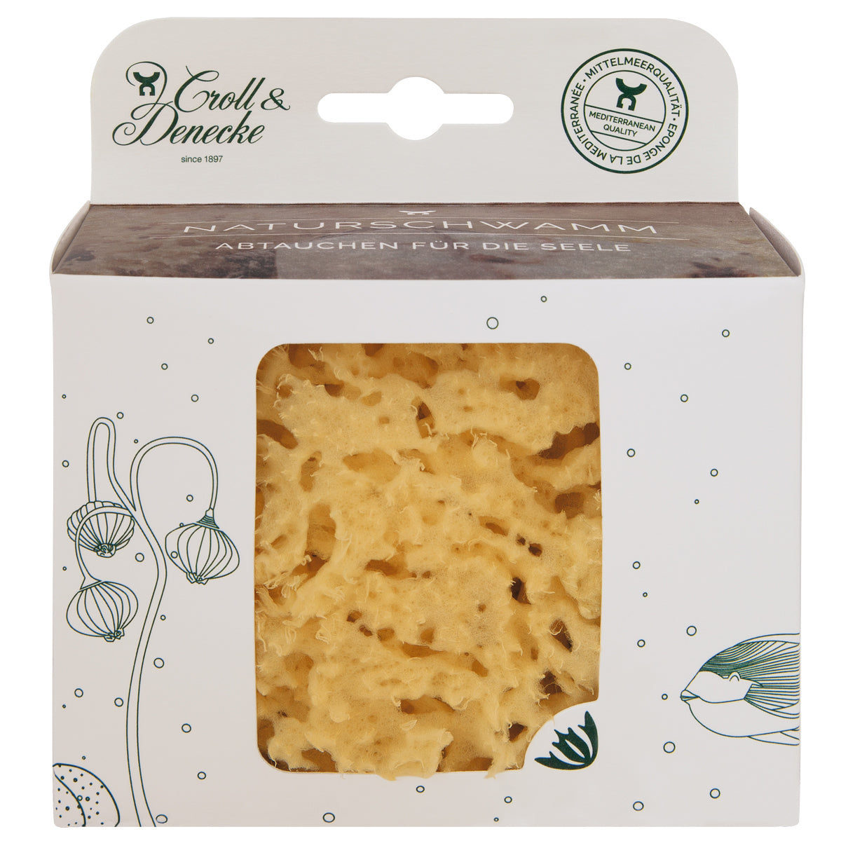 Natural sea sponge sustainable sourced