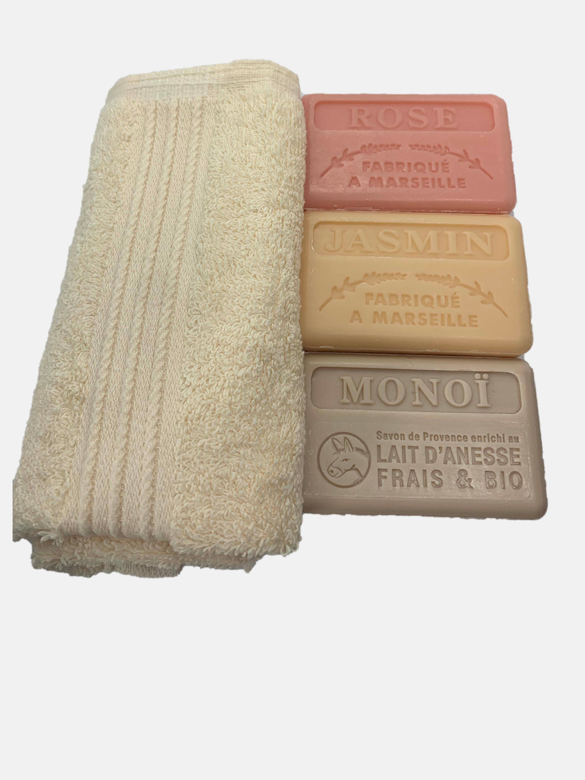 Flora fragrance soap collection and face cloth