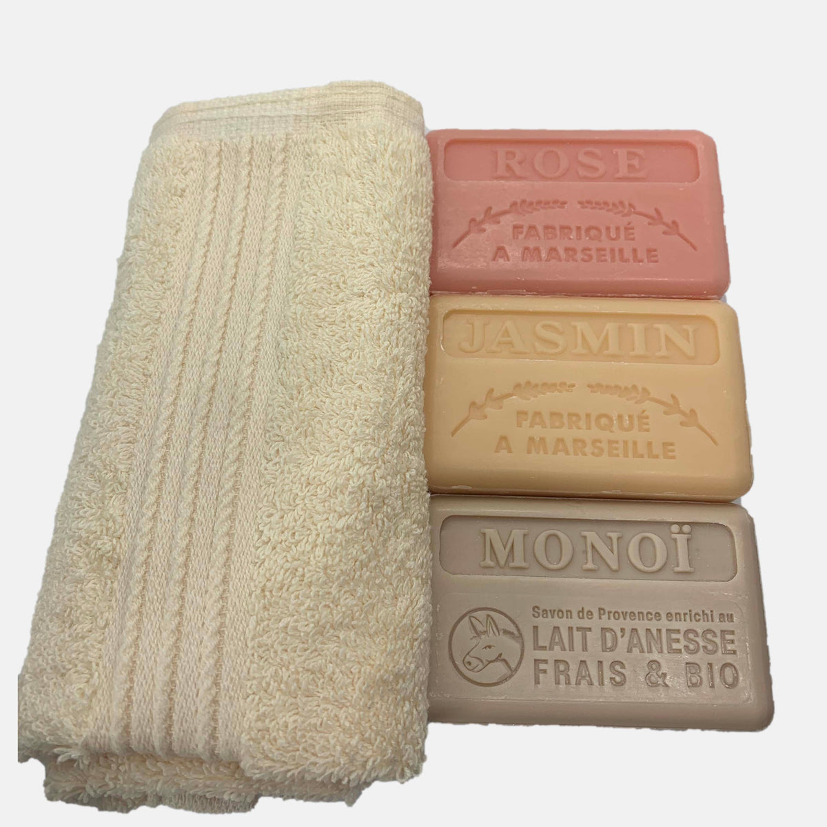 Flora fragrance soap collection and face cloth