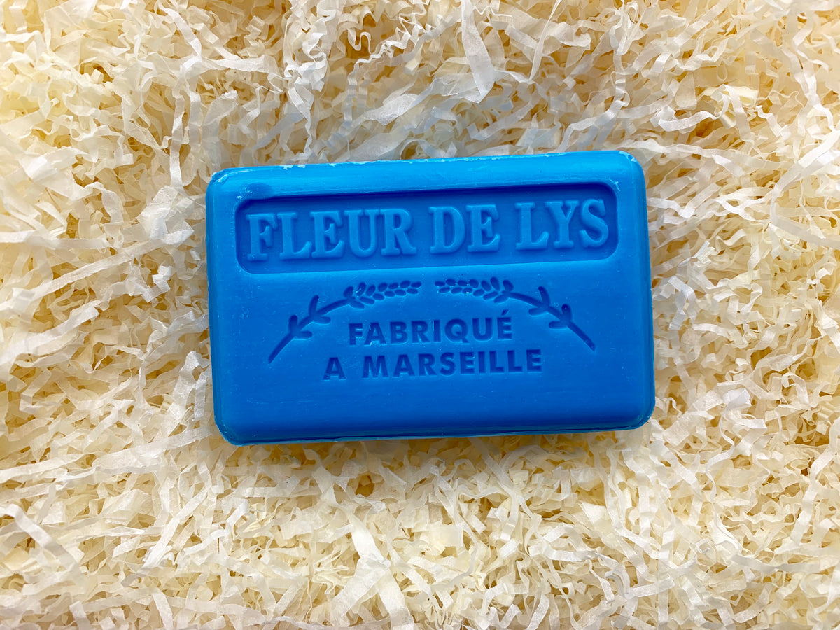 125G Savon De Marseille Fleur De Lys French Soap Bar