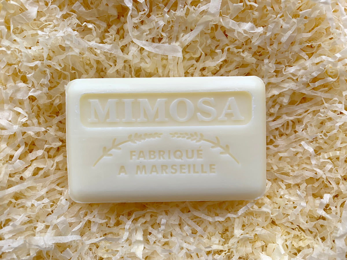 125G Savon De Marseille Mimosa French Soap Bar
