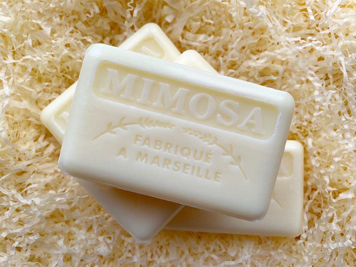 125G Savon De Marseille Mimosa French Soap Bar