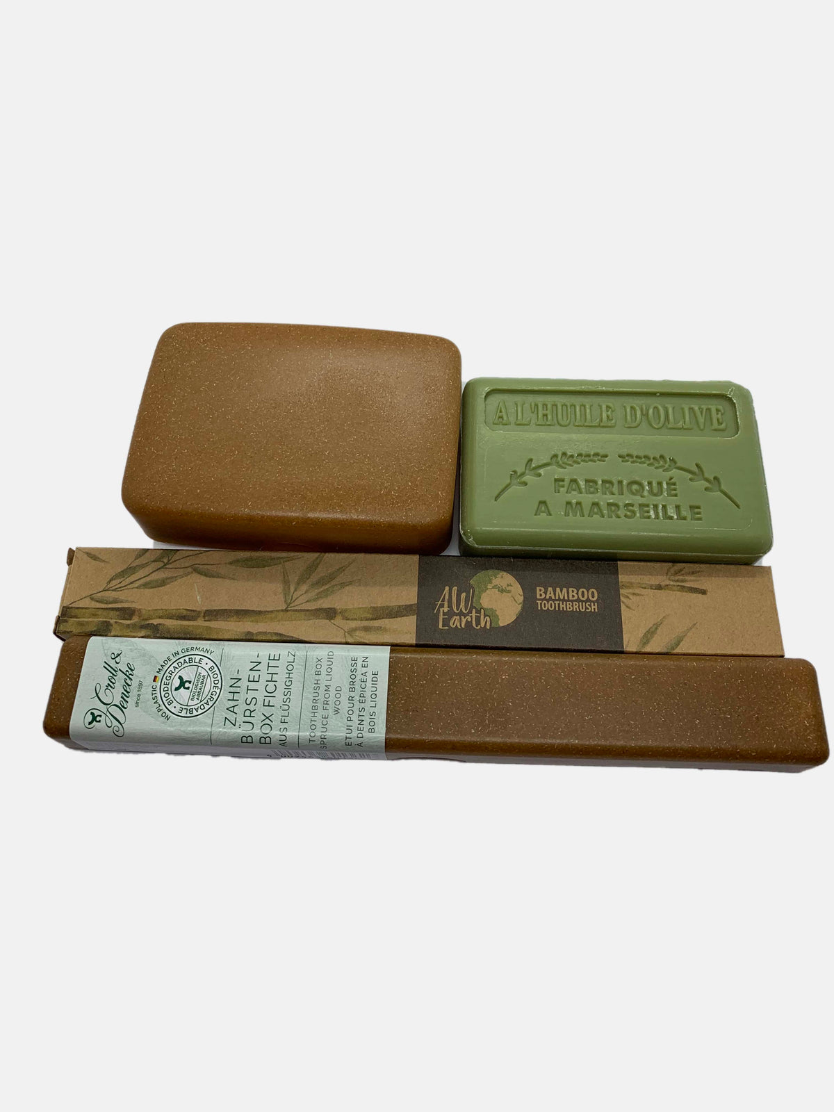 zero waste plastic free travel set french soap