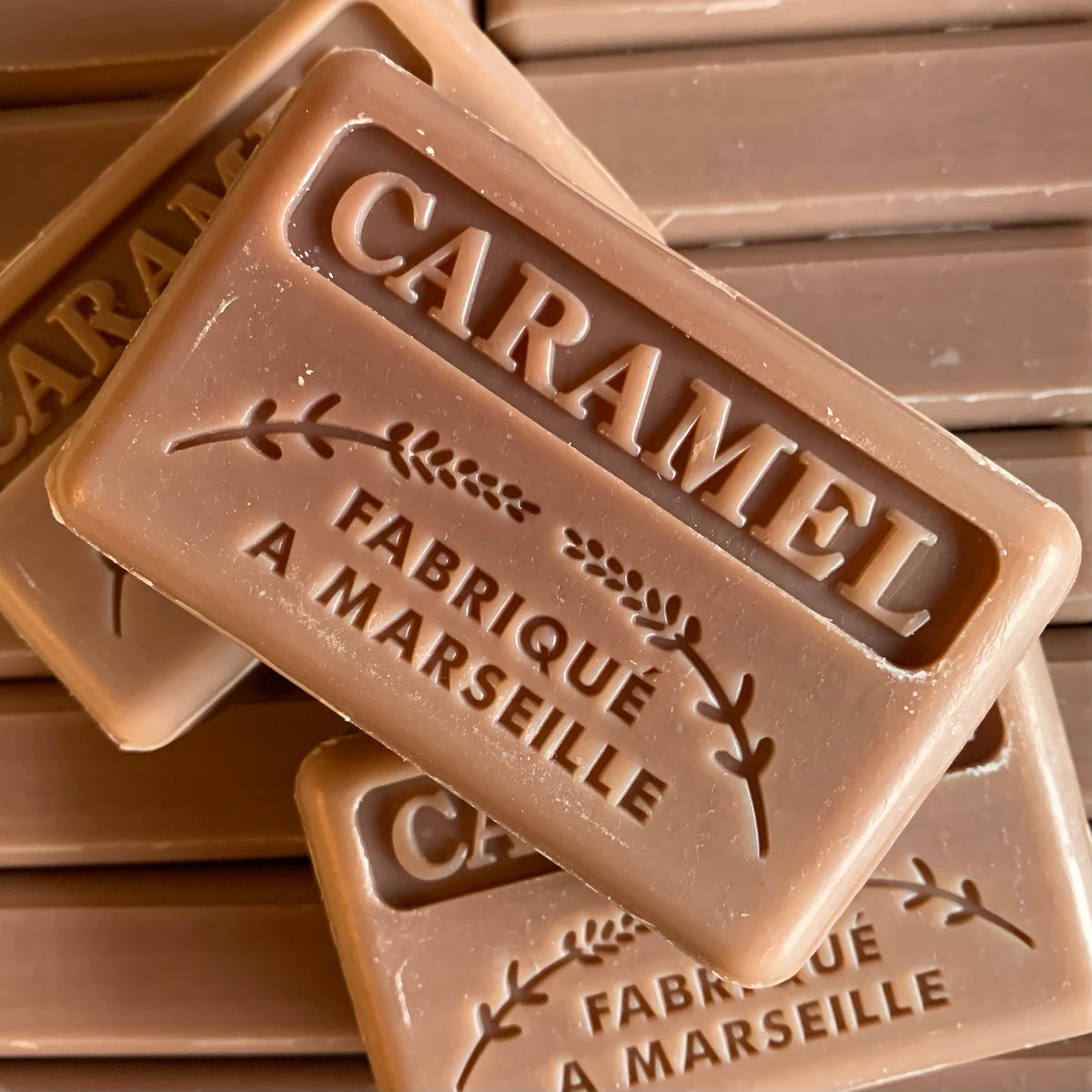 125G Savon De Marseille Caramel French Soap
