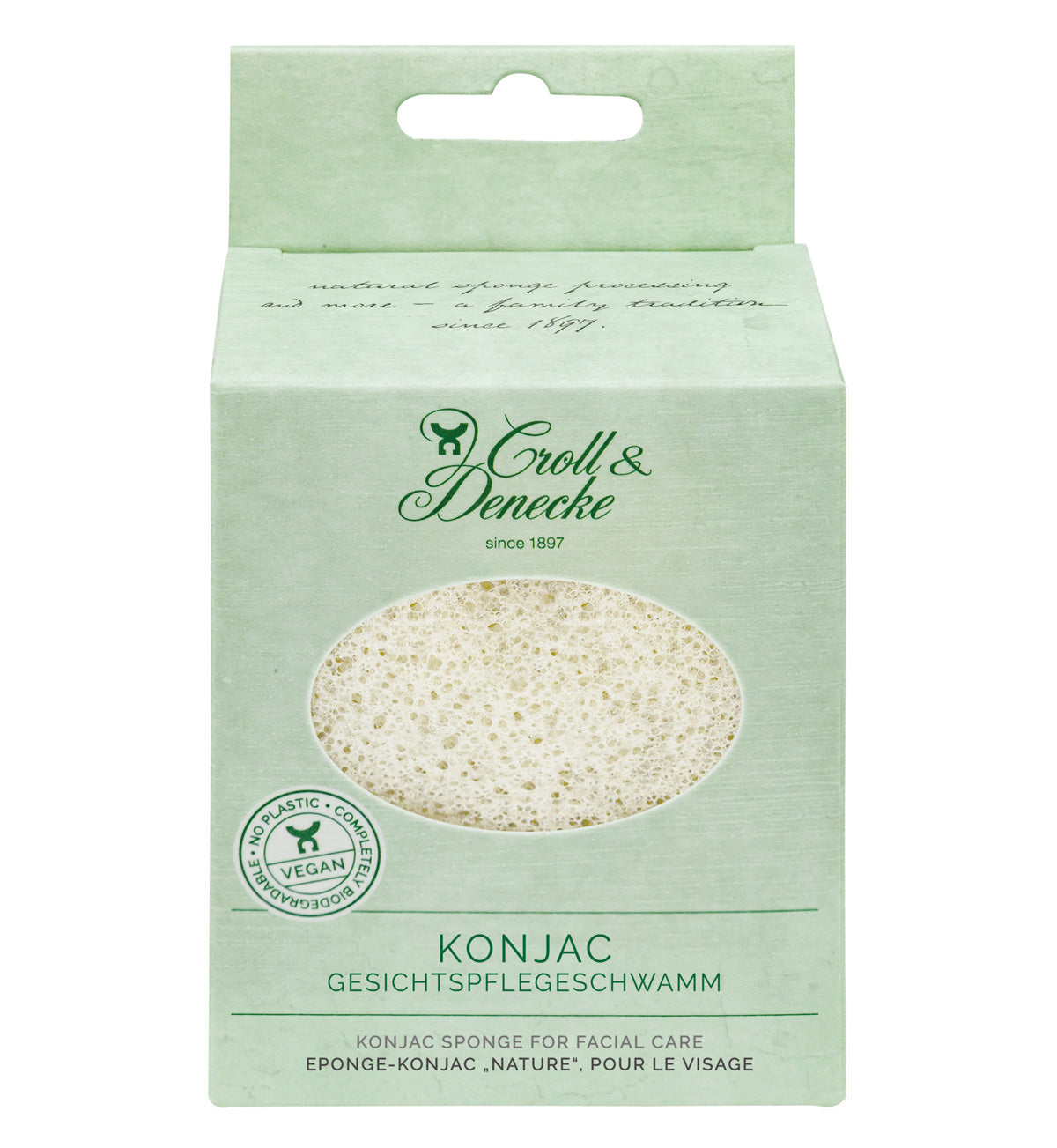 Premium branded konjac sponge facial cleansing