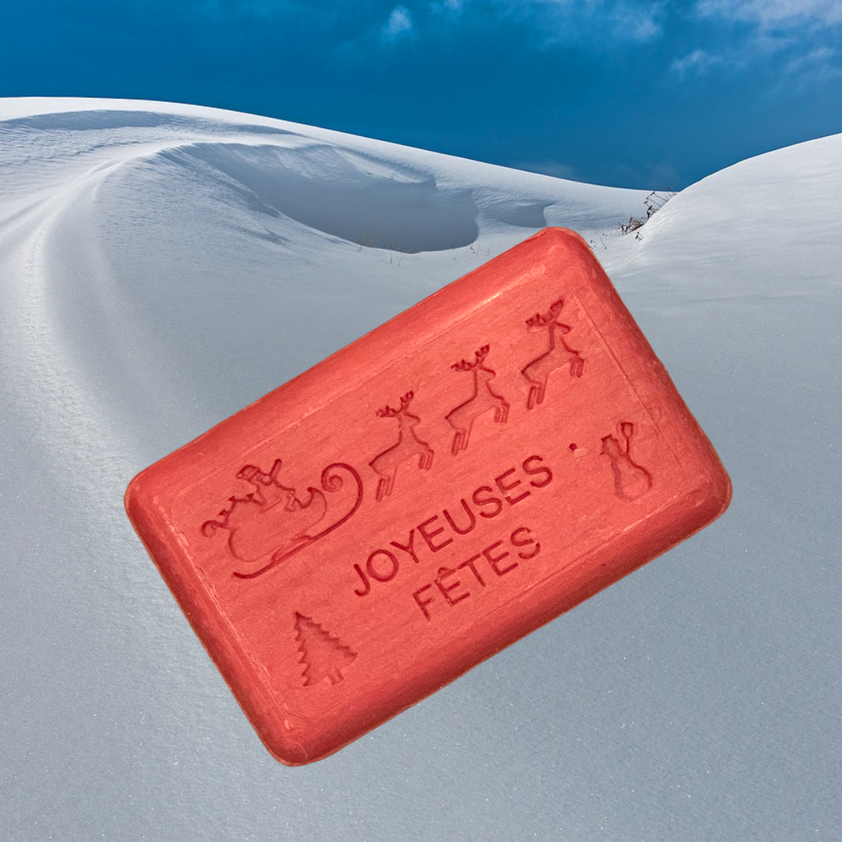 christmas sleigh soap