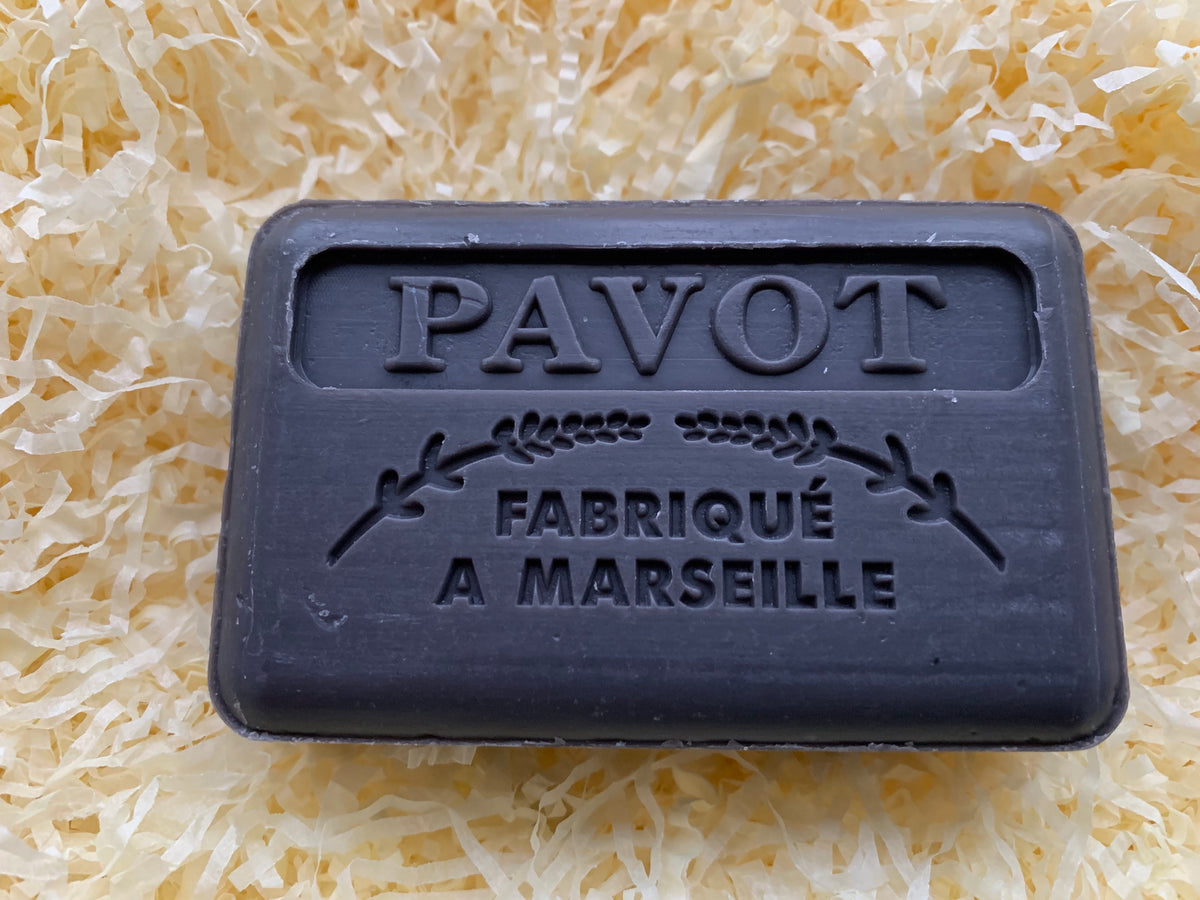 black poppy opium french soap bar
