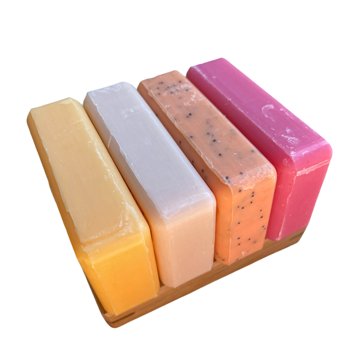 trooucal fruit soap and dish set
