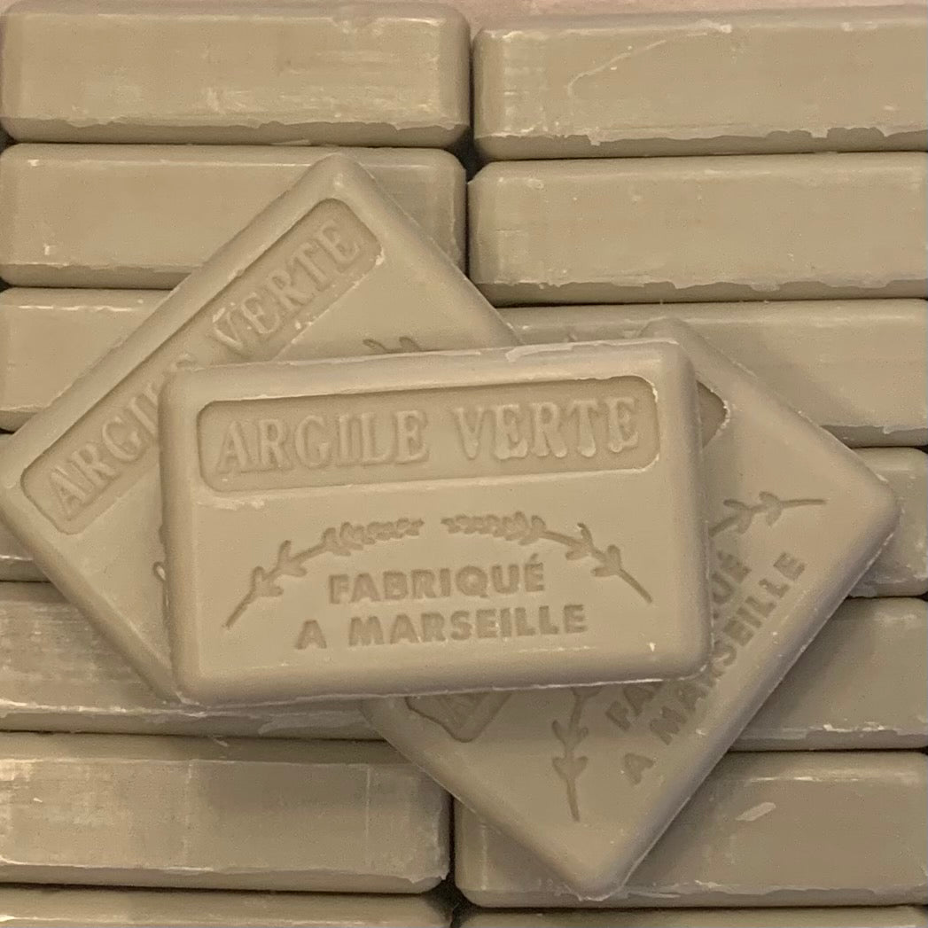 green clay french soap