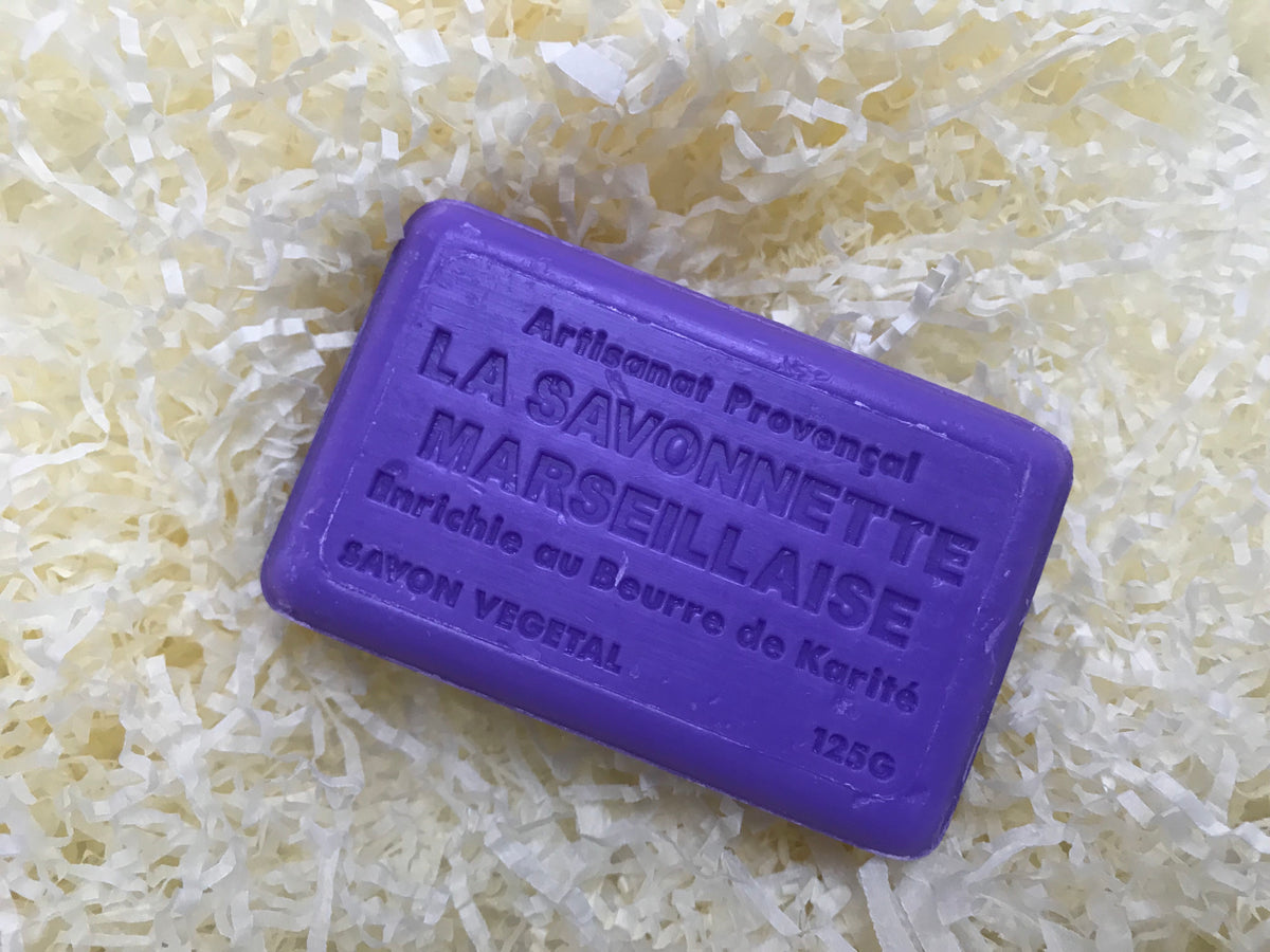 125G Savon De Marseille Lilac French Soap Bar
