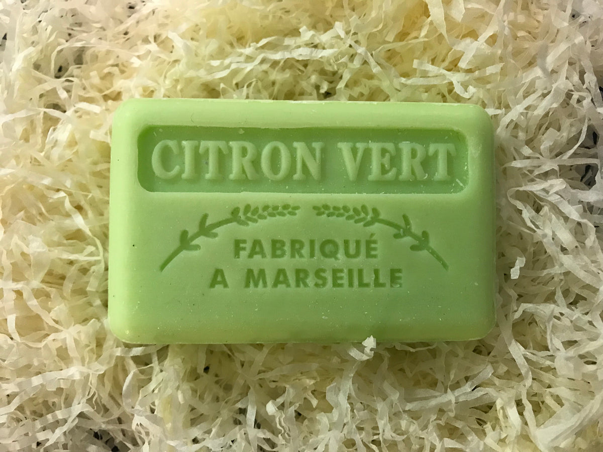 125G Savon De Marseille (Citron Vert) Lime Soap Bar