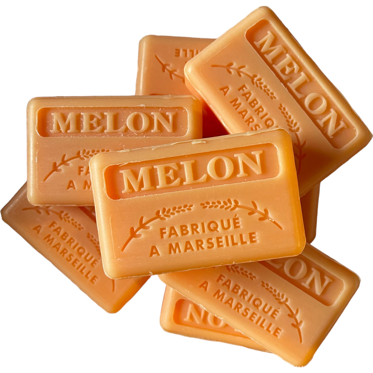 125g Savon De Marseille Melon Soap Bar - Natural Vegan Summer Fresh