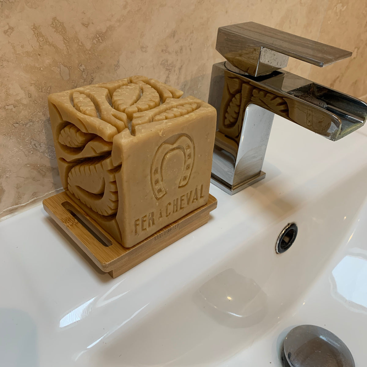 Platform Shape - Soap bar dish from Indian Hemu wood
