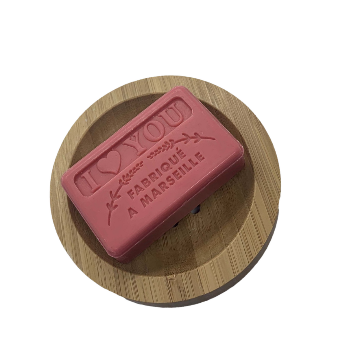 Premium round soap dish made from Bamboo