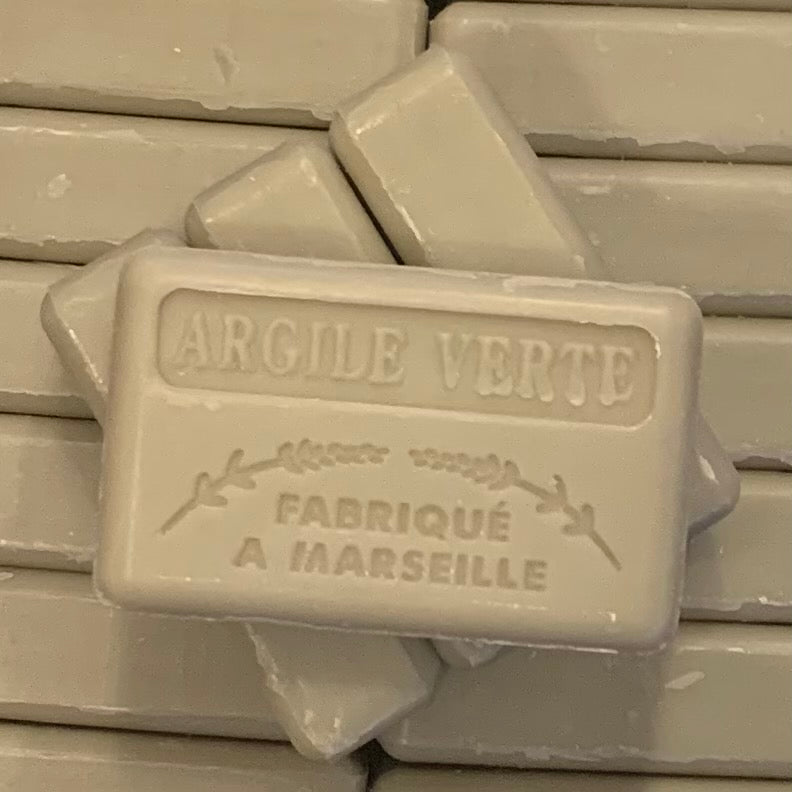 green clay french soap