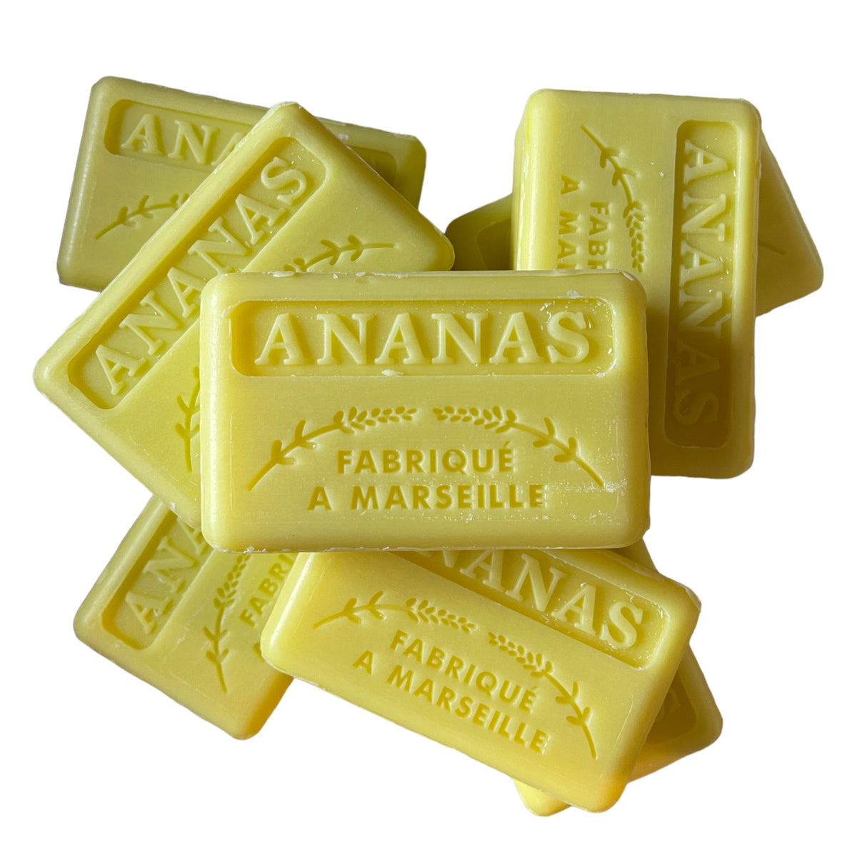 125g Savon De Marseille Pineapple Soap Bar - Natural Vegan Energising