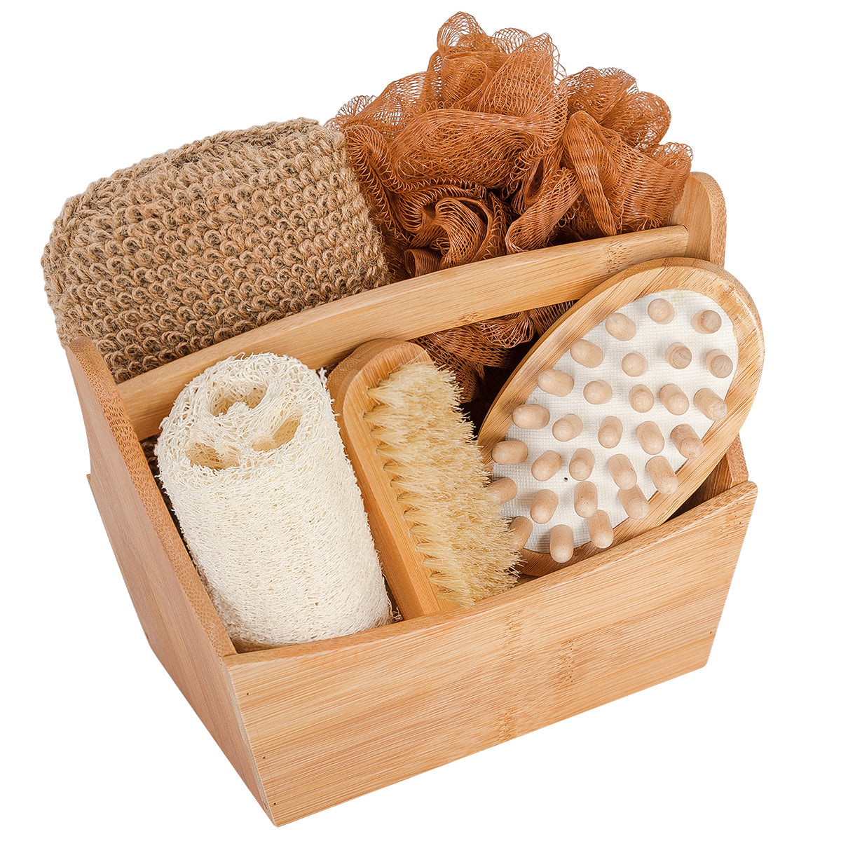 bamboo box bath spa gift set soap