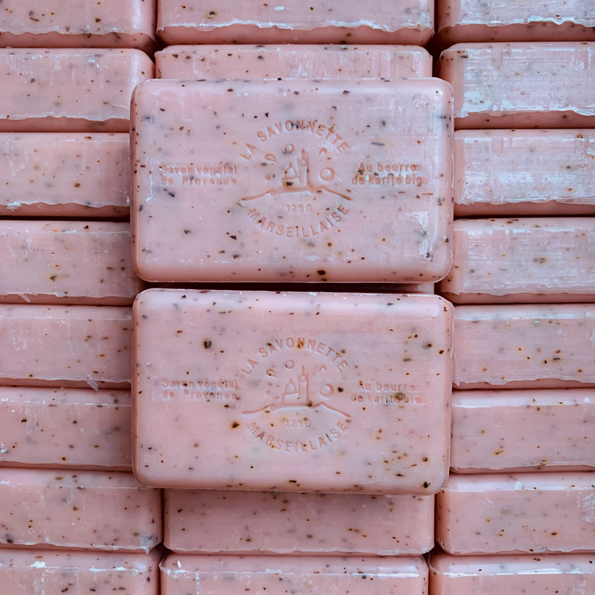 french rose soap exfoliator
