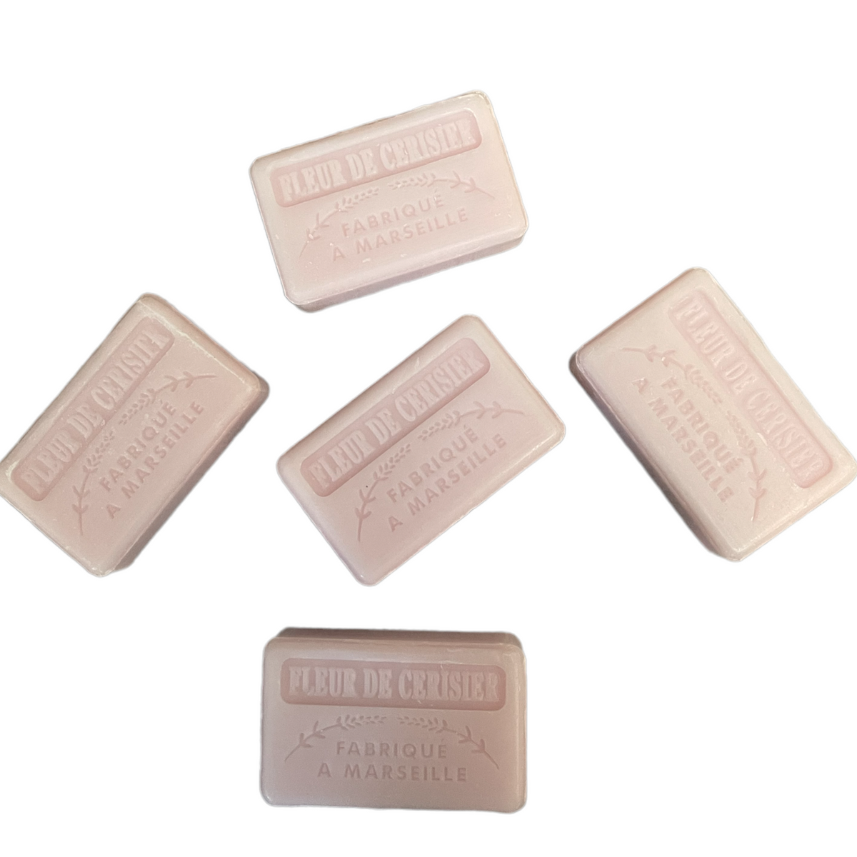 60g Savon De Marseille cherry Blossom Guest Soap Bar