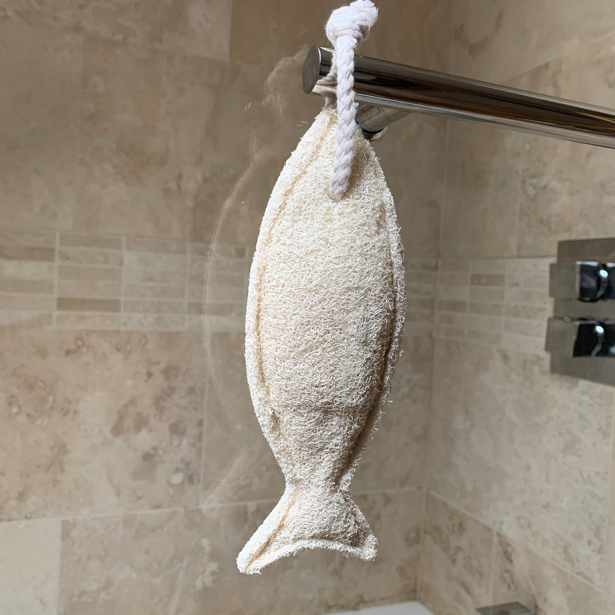 Loofah Fish on a rope body scrub