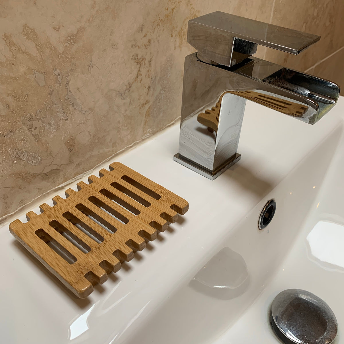piano shape soap dish wood