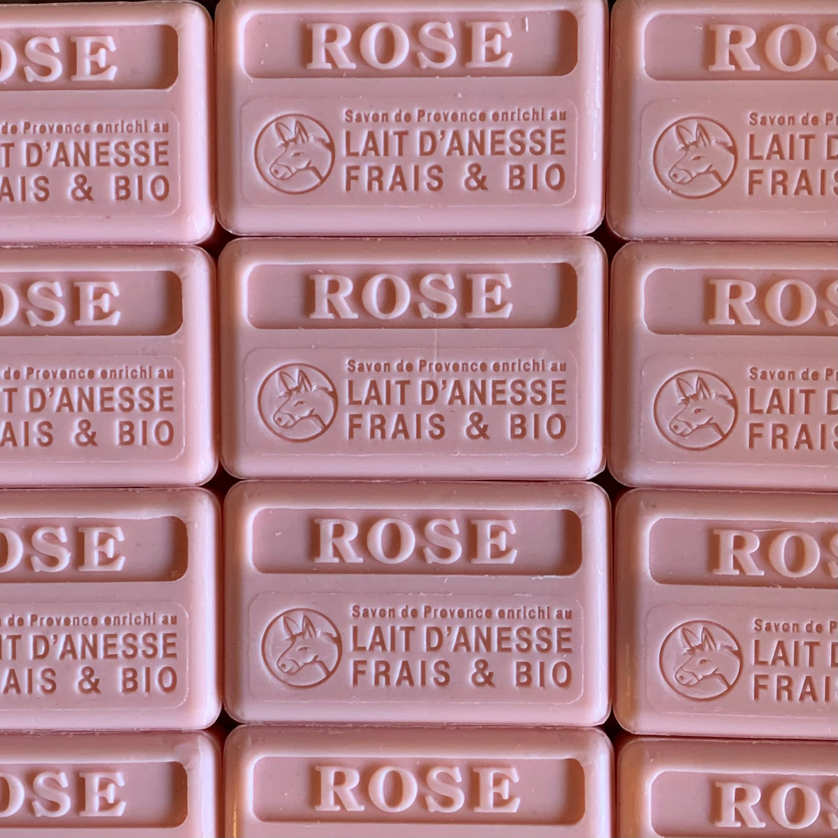 100g Organic Lait D'Anesse Rose French Soap Bar