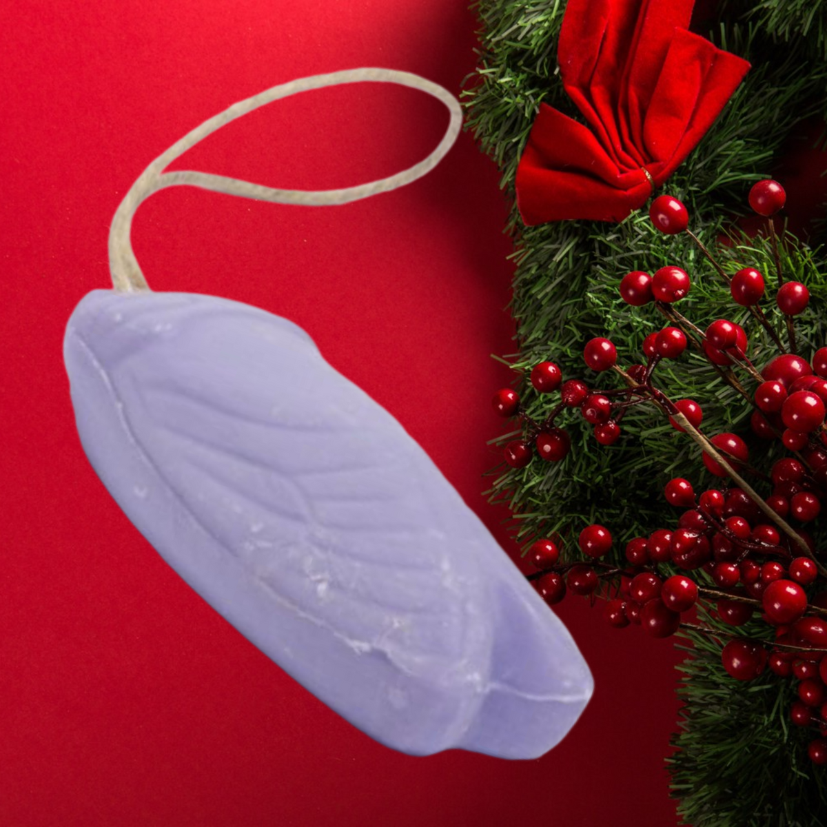 lavender soap on a rope
