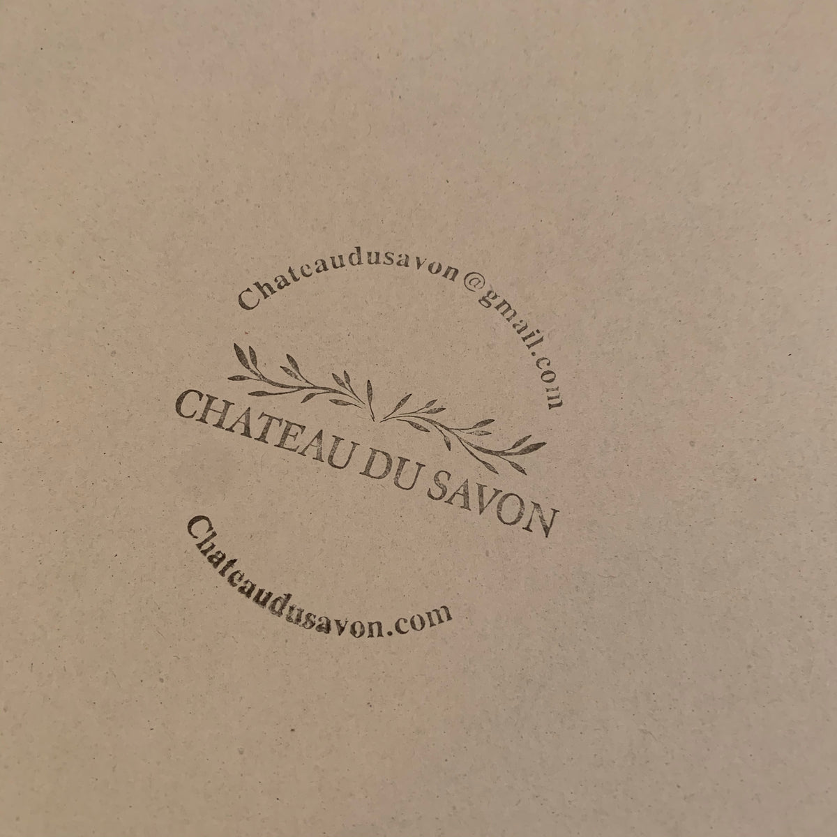 chateau du savon packaging