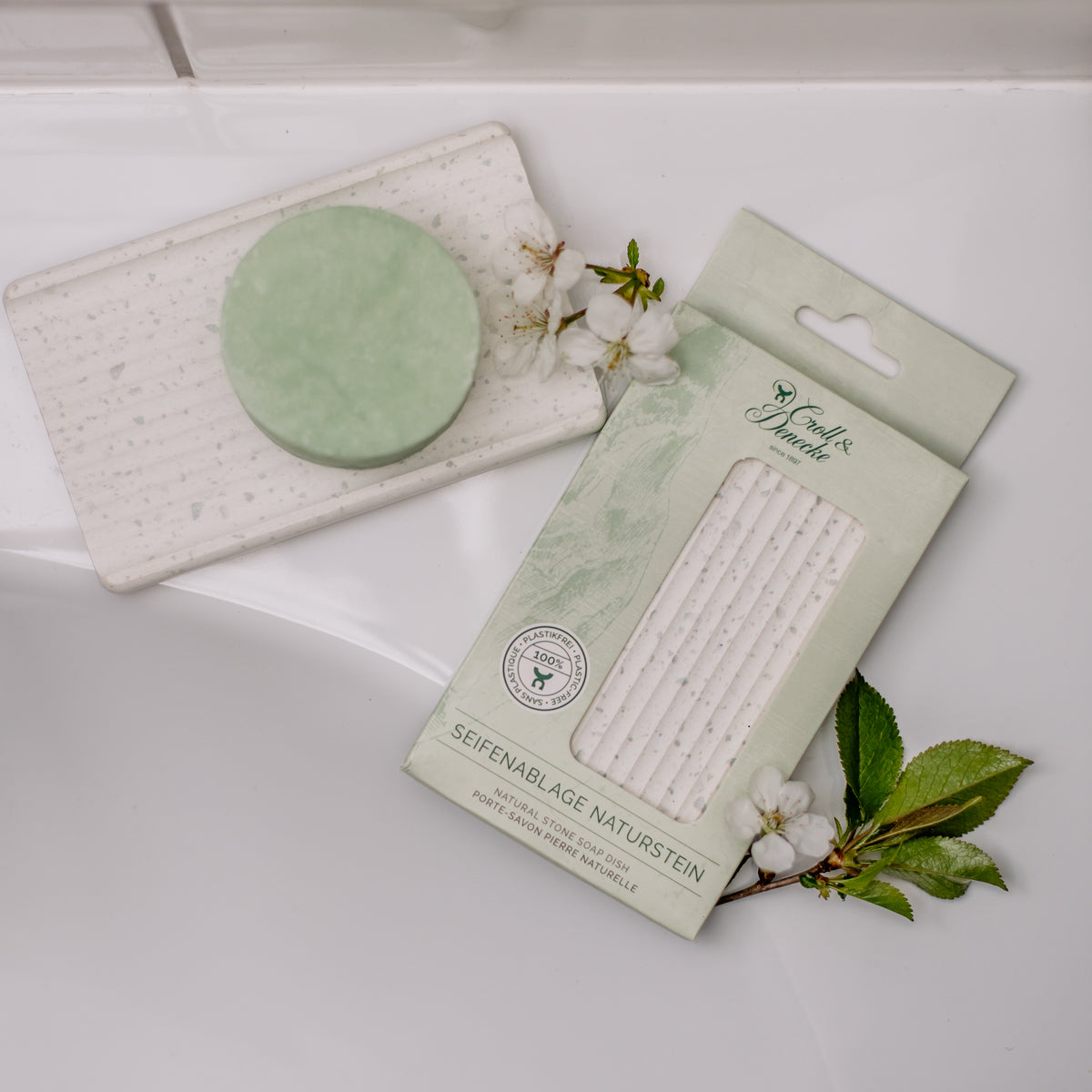 Luxury Stone Soap Bar Dish