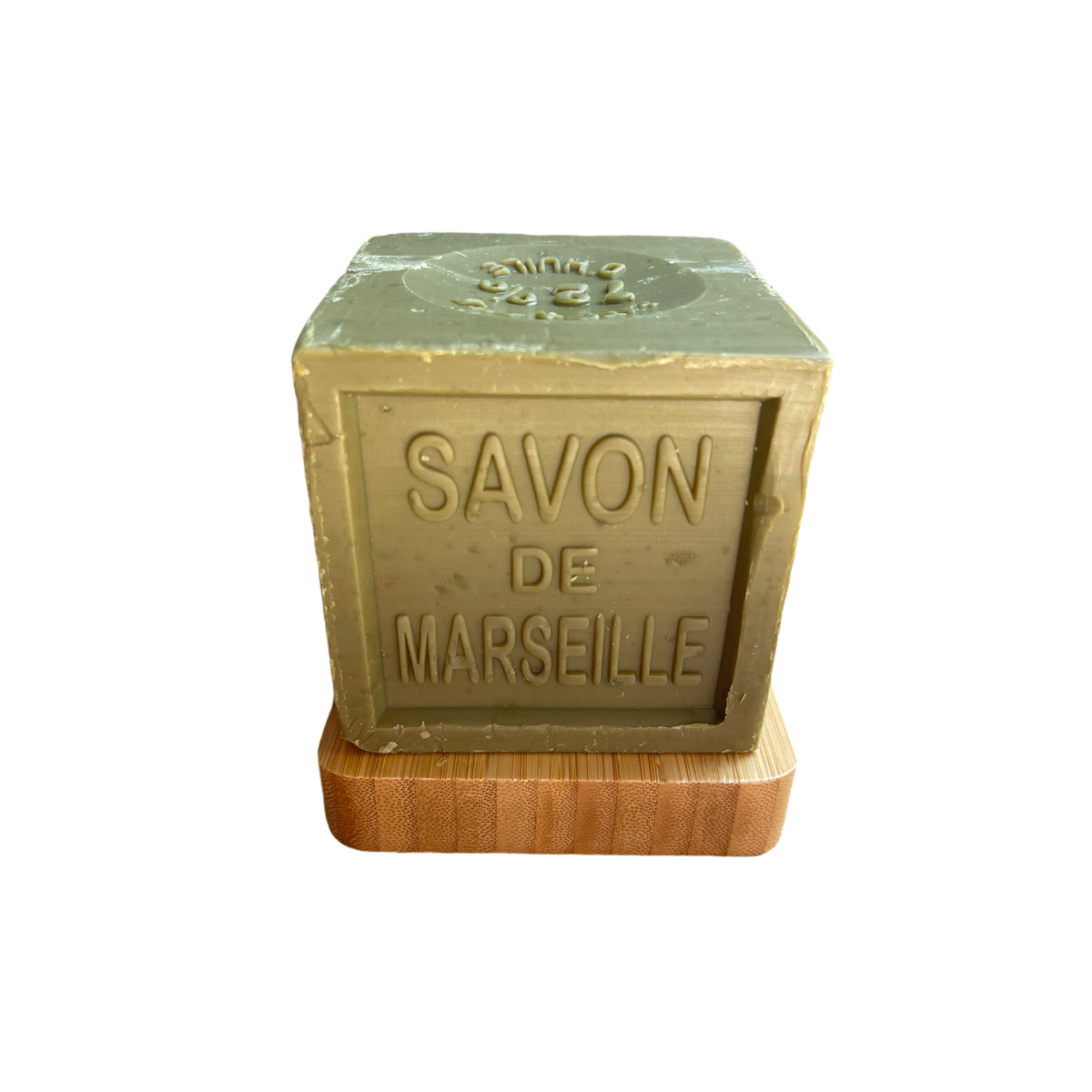 600g olive oil cube soap and bamboo dish