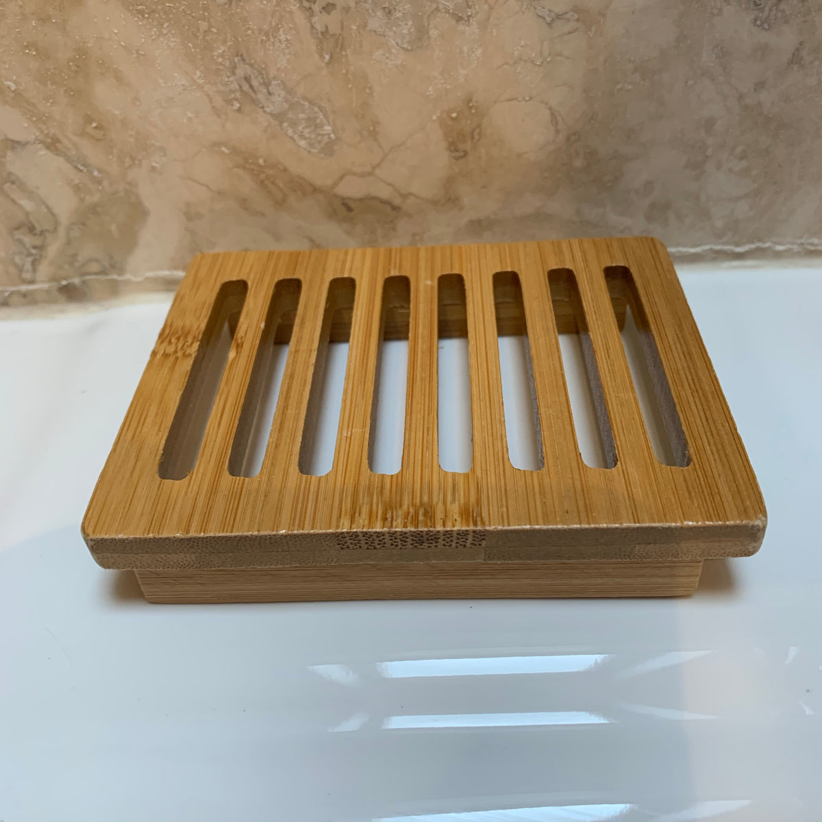 Platform Shape - Soap bar dish from Indian Hemu wood
