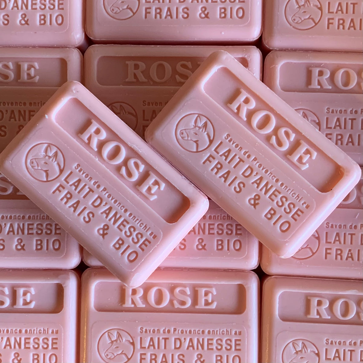 100g Organic Lait D'Anesse Rose French Soap Bar