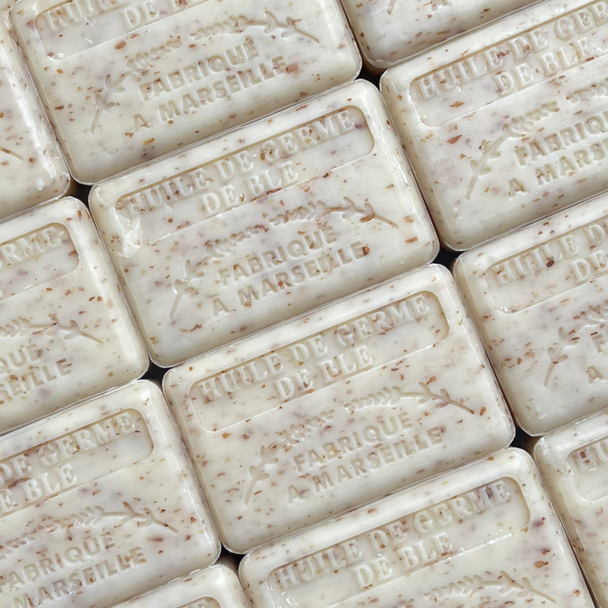 wheat germ exfoliating soap