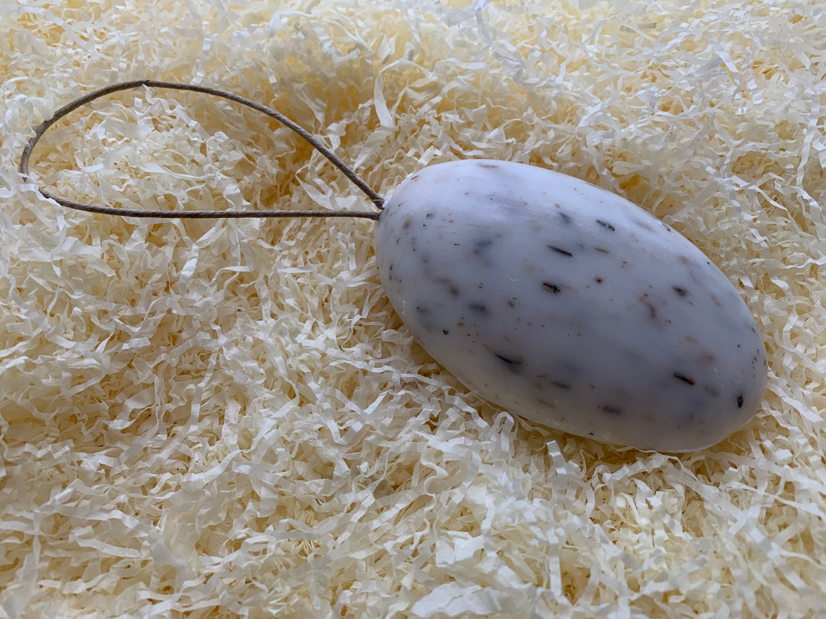 lavender soap on a rope luxury