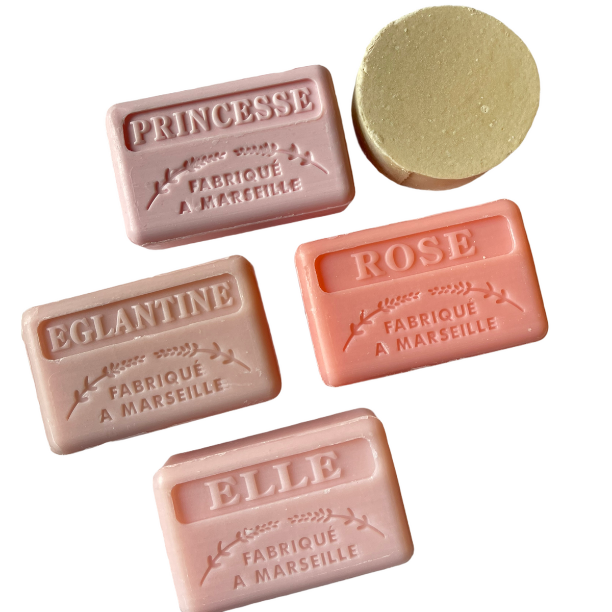 ladies pink soap and shampoo set