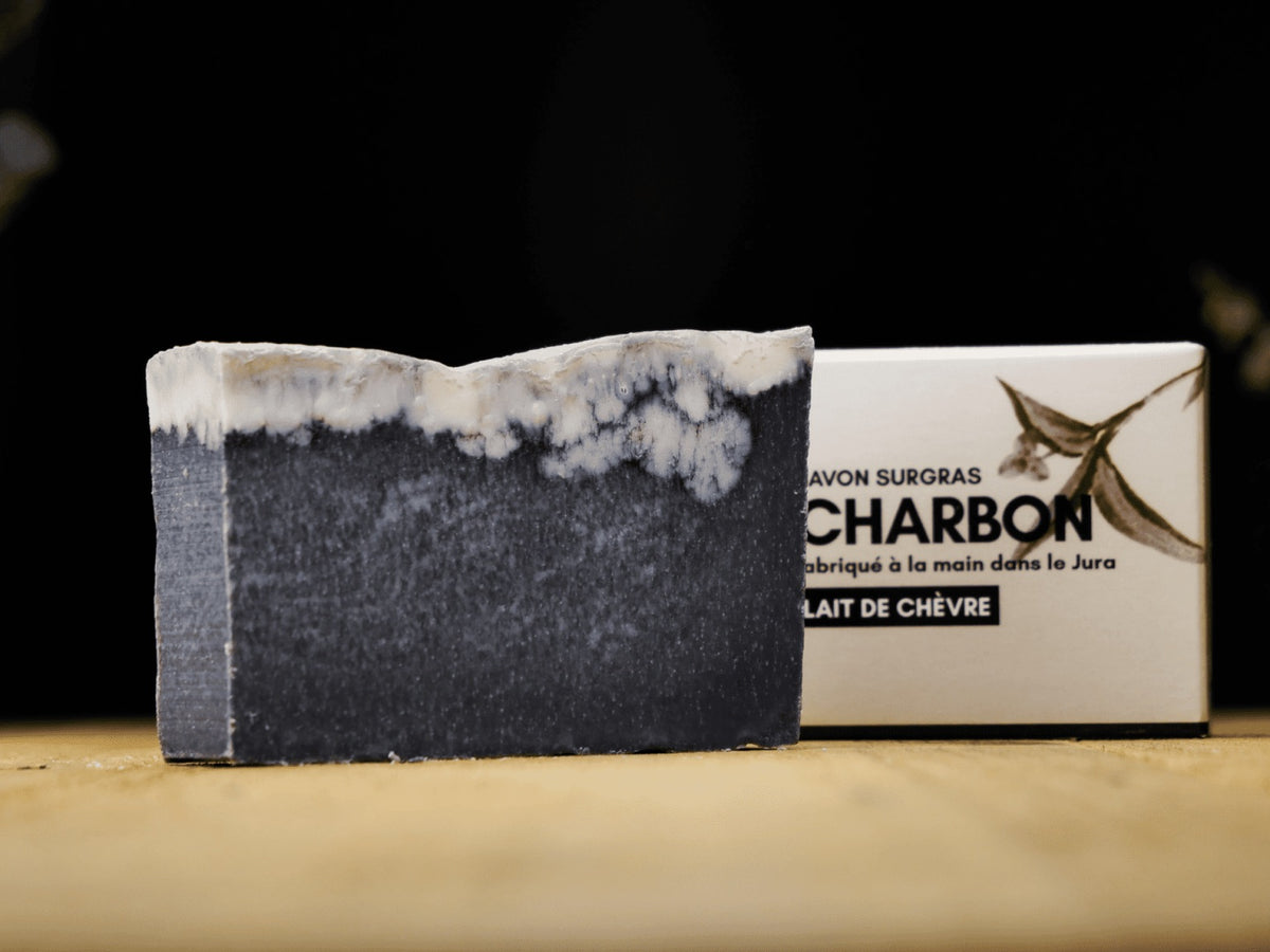 Savon Jura Soap with Goats Milk & Activated Charcoal 135g