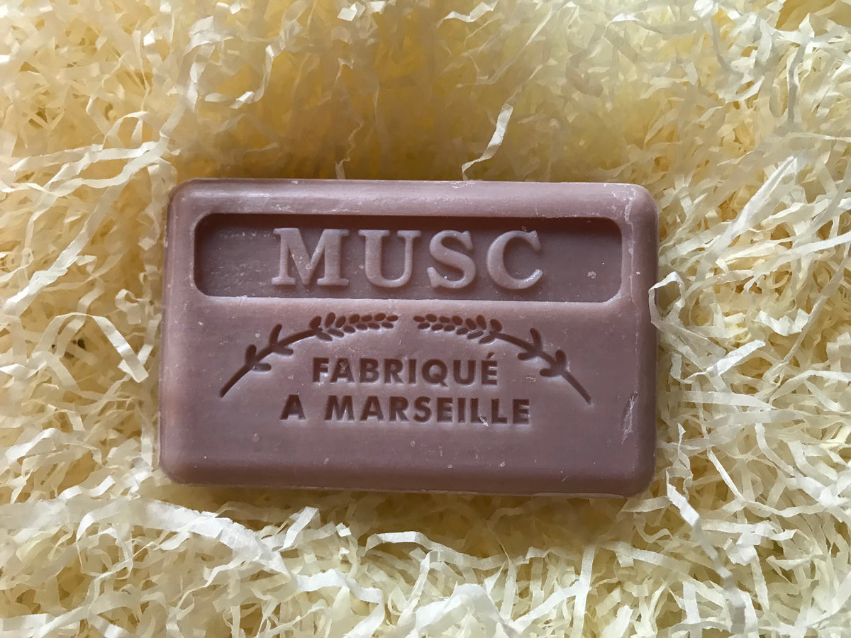 125G Savon De Marseille  Musk French Soap Bar