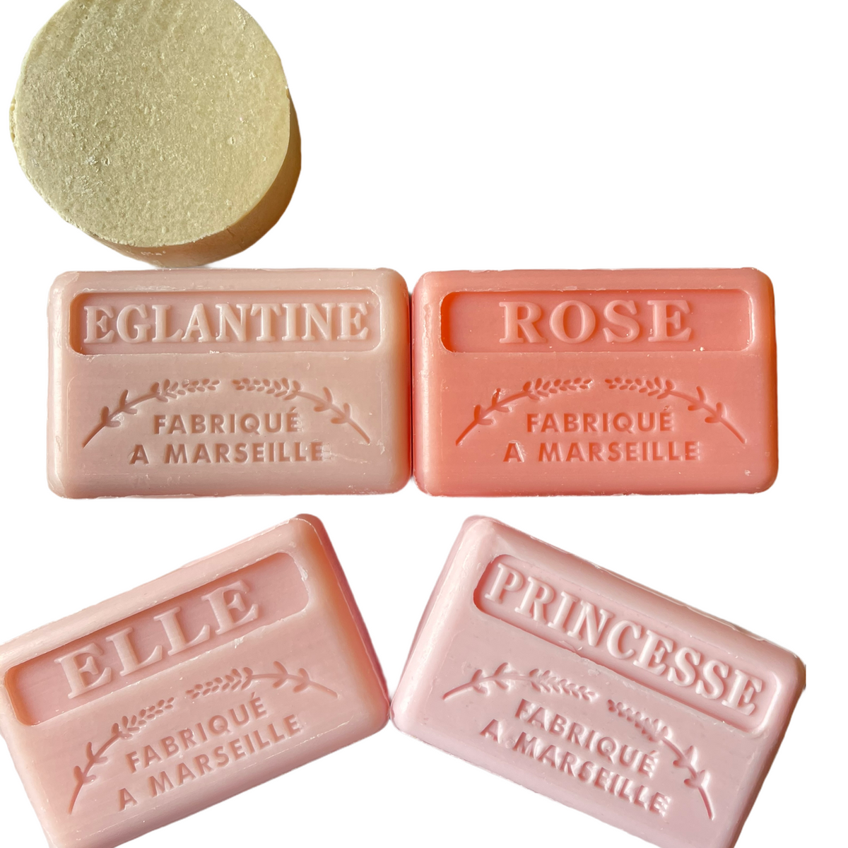 ladies pink soap and shampoo set