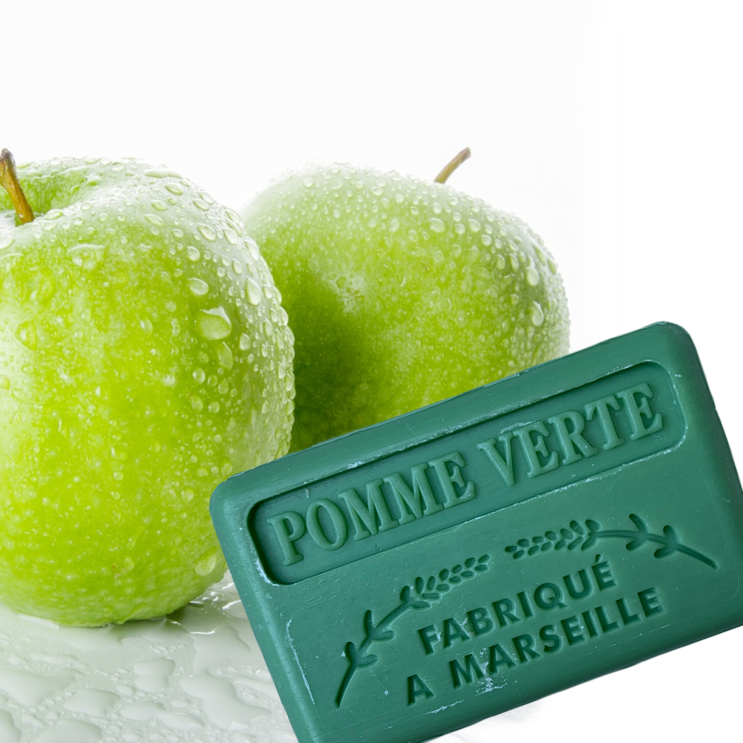 green apple french soap