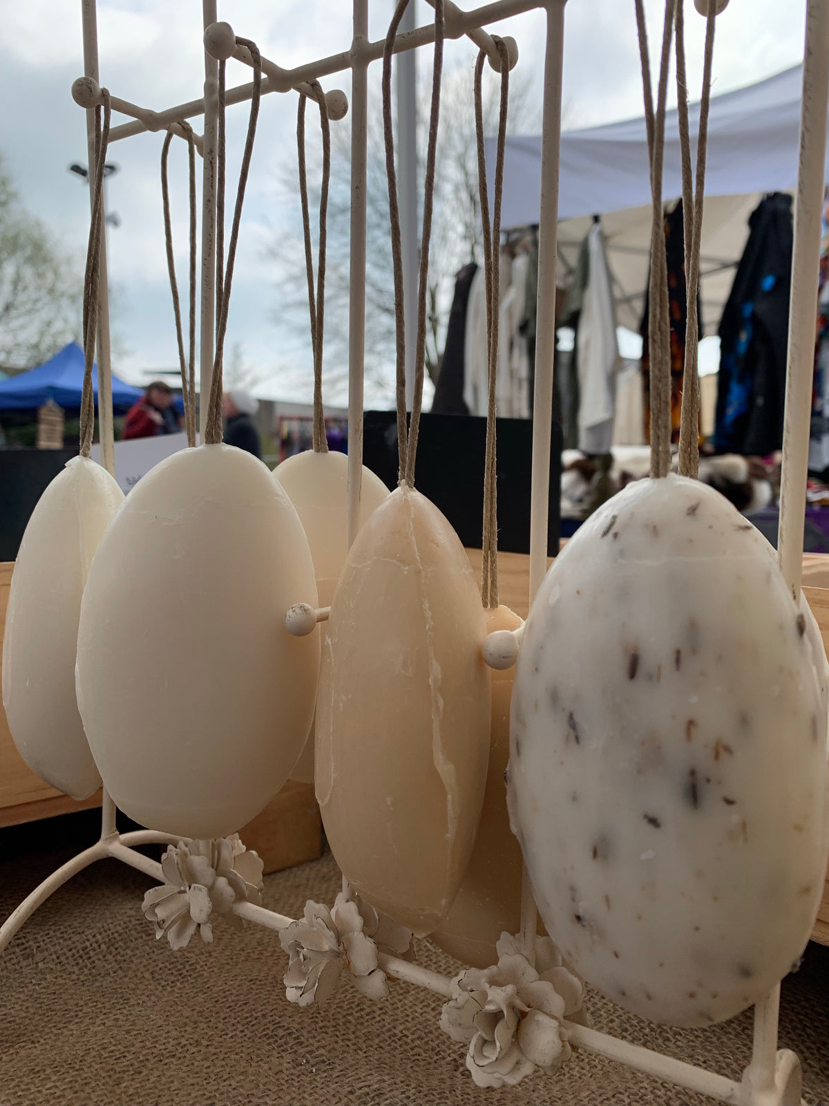 lavender soap on a rope luxury