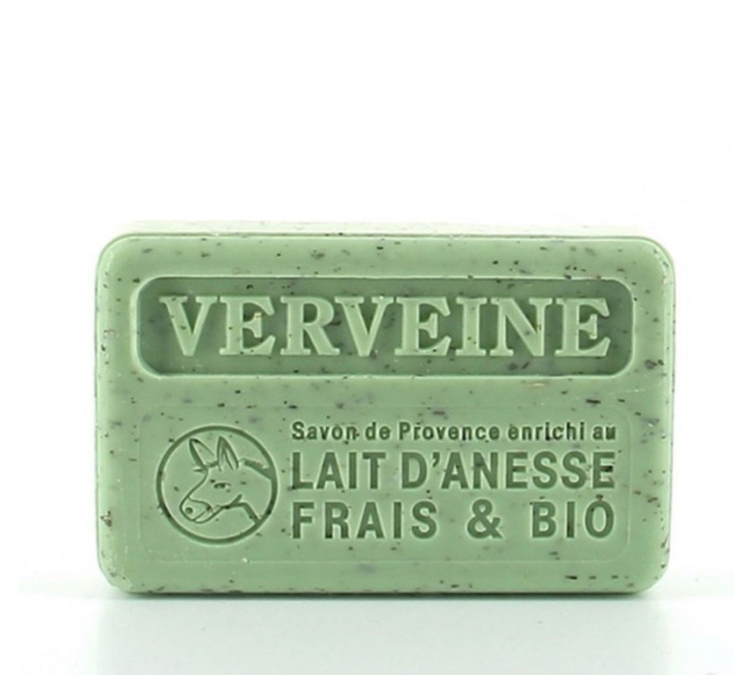 verveine lait d'anesse exfoliating soap