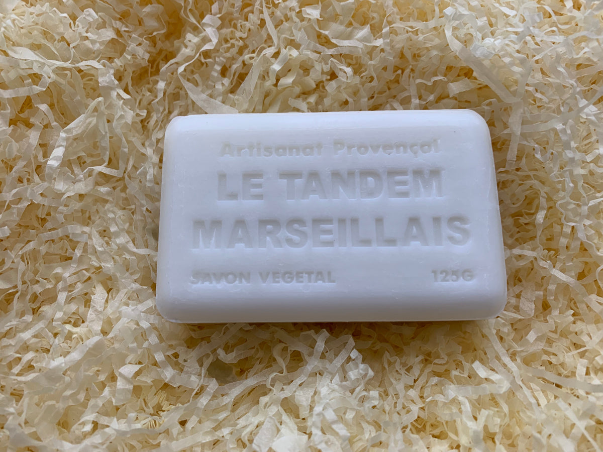 French Savon De Marseille Lavender Tandem Exfoliator Bar 125g