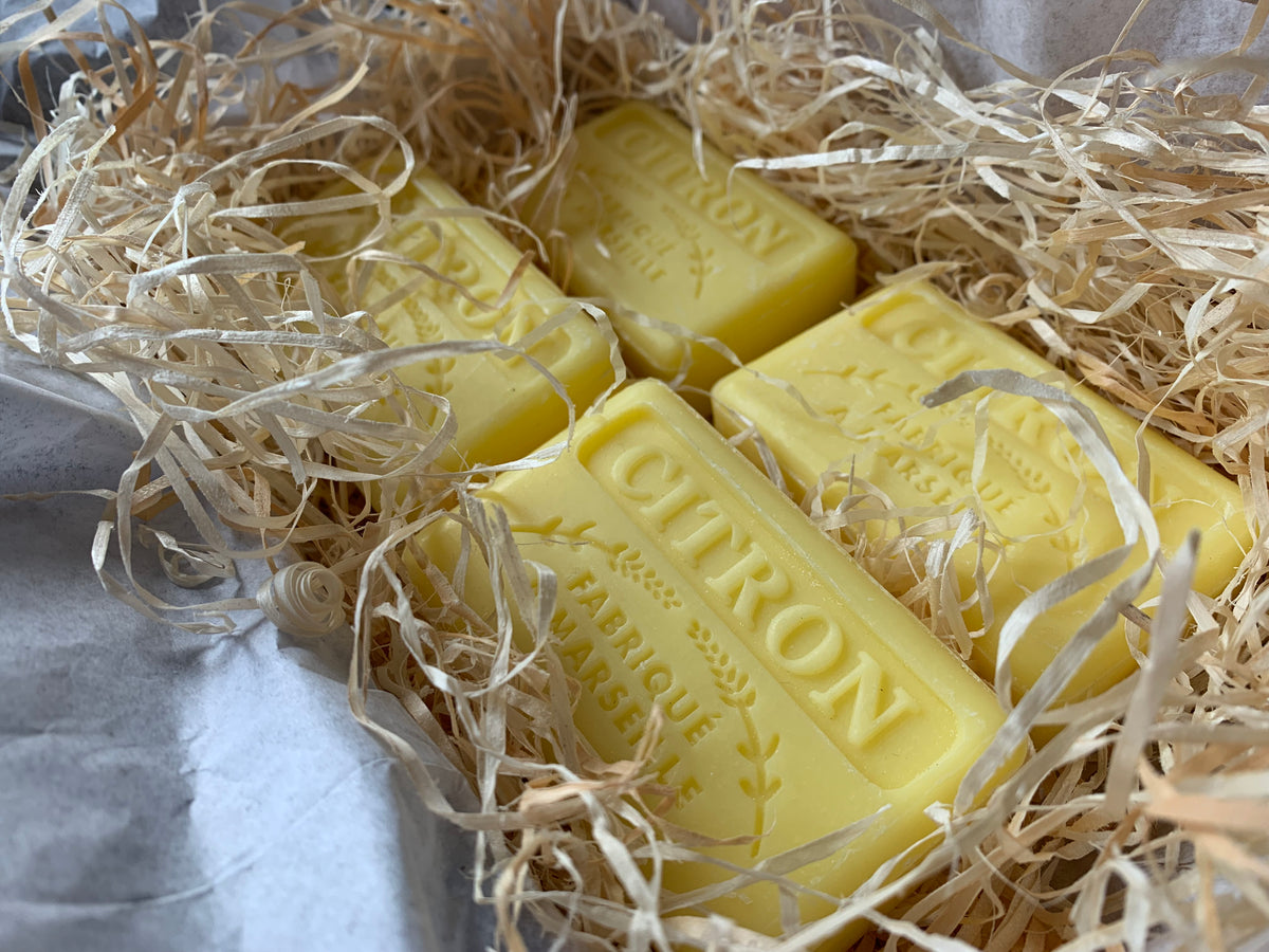 125G Savon De Marseille Lemon  (Citron) French Soap Bar