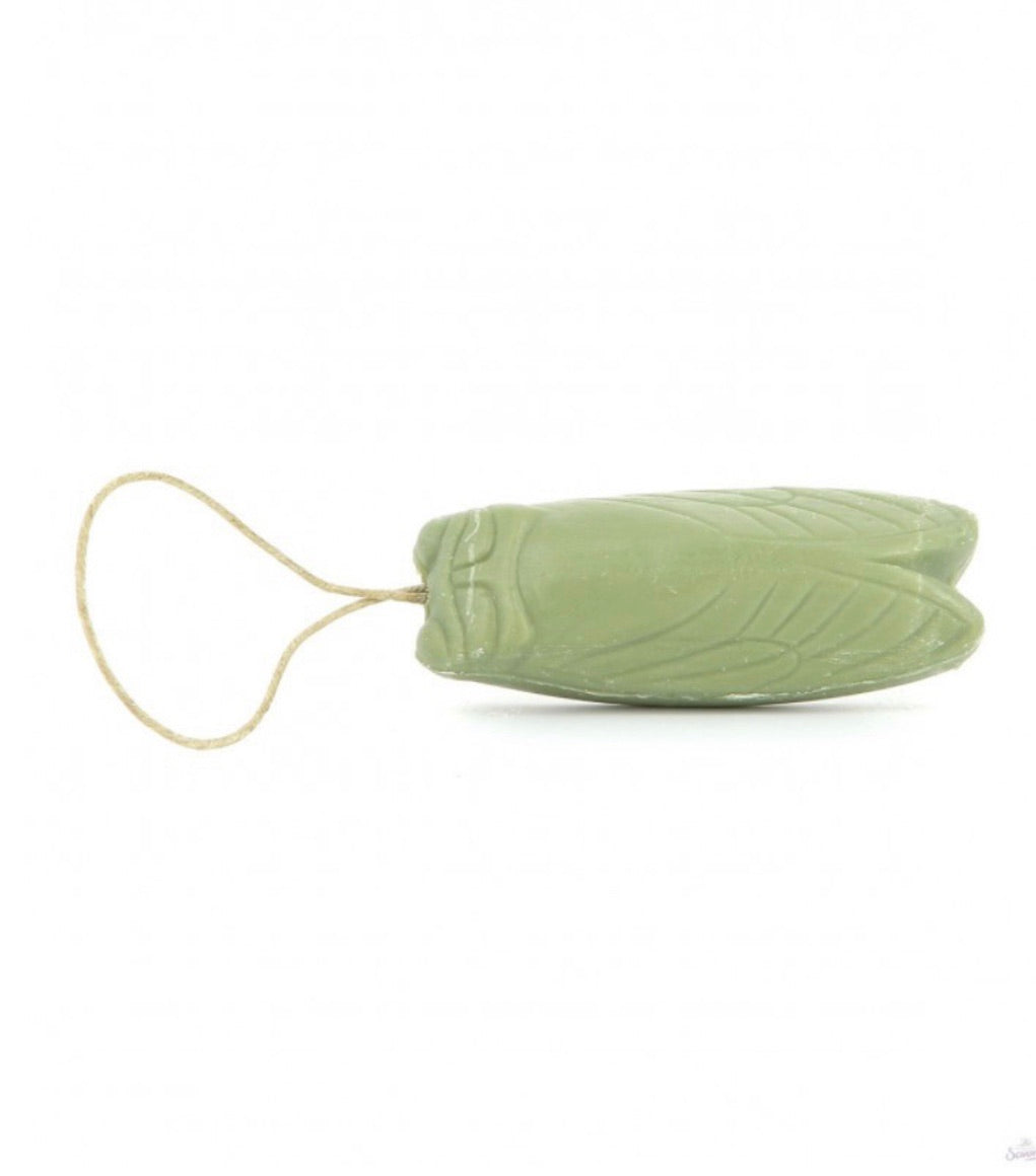 olive oil soap on a rope