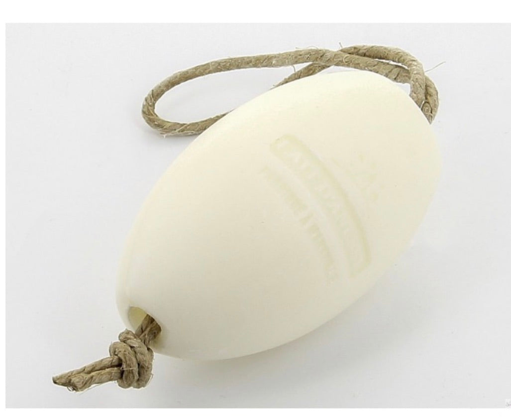 plain donkey milk soap on a rope