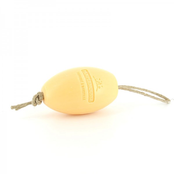 grapefruit french wall soap on a rope