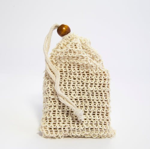 Sisal bag for soap soap saver exfoliating rope