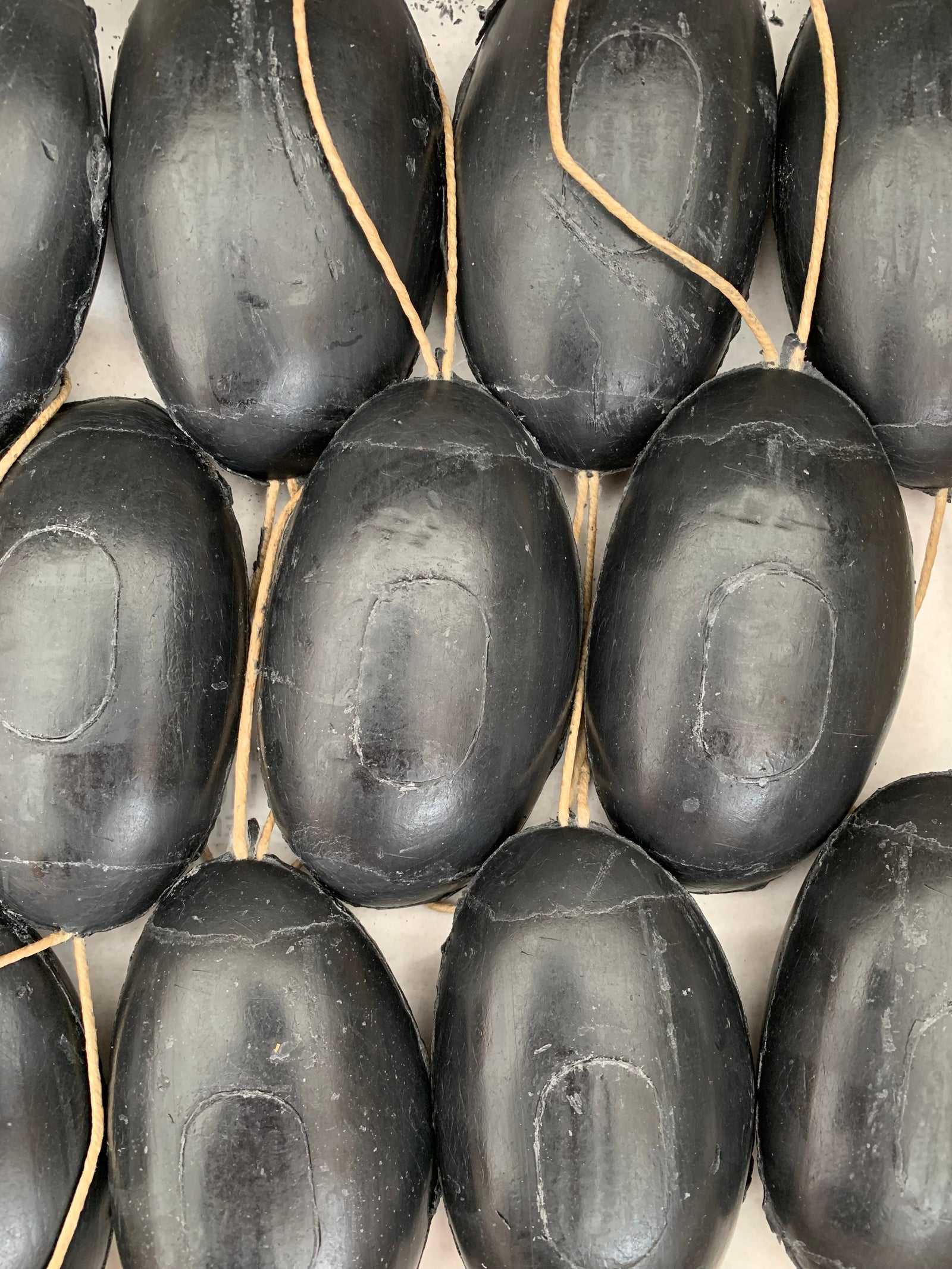 Activated charcoal soap bars — natural deep cleansing skincare from Château du Savon